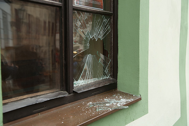 A2B Glass are able to board up broken windows while they are being repaired in Woodbridge.